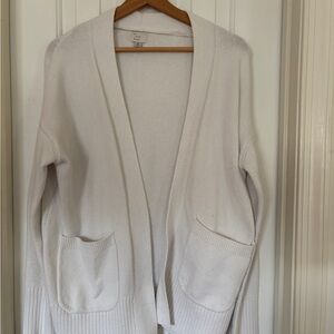 Women's Cream Cardigan Sweater